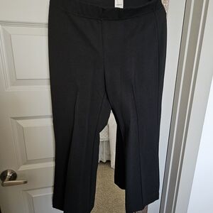 Maeve Black Flare Crop